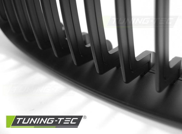 Upgrade Sportgrill / Kühlergrill Nieren für BMW 1er E87/E81/E82/E88 07-13 matt schwarz